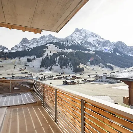 Chuenislodge1 Neu, Grosse Terrasse & Designerofen, Praechtige Aussicht * Adelboden
