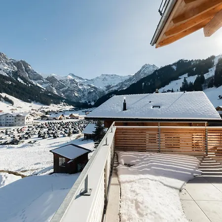 Apartment Chuenislodge1 - Traum Panorama - Balkon - Tiefgarage Adelboden
