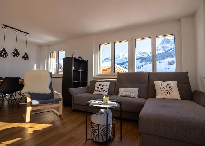 Chuenislodge1 Neu, Grosse Terrasse & Designerofen, Praechtige Aussicht Apartamento *