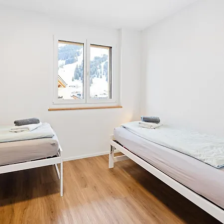 Daire Chuenislodge1 - Traum Panorama - Balkon - Tiefgarage