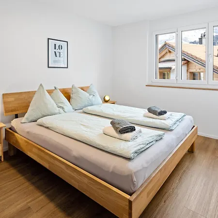 Daire Chuenislodge1 - Traum Panorama - Balkon - Tiefgarage *