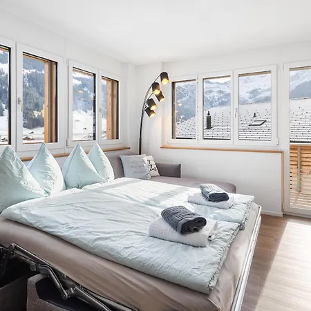 Apartament Chuenislodge1 Neu, Grosse Terrasse & Designerofen, Praechtige Aussicht *